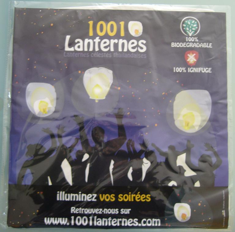 emballage lanternes volantes